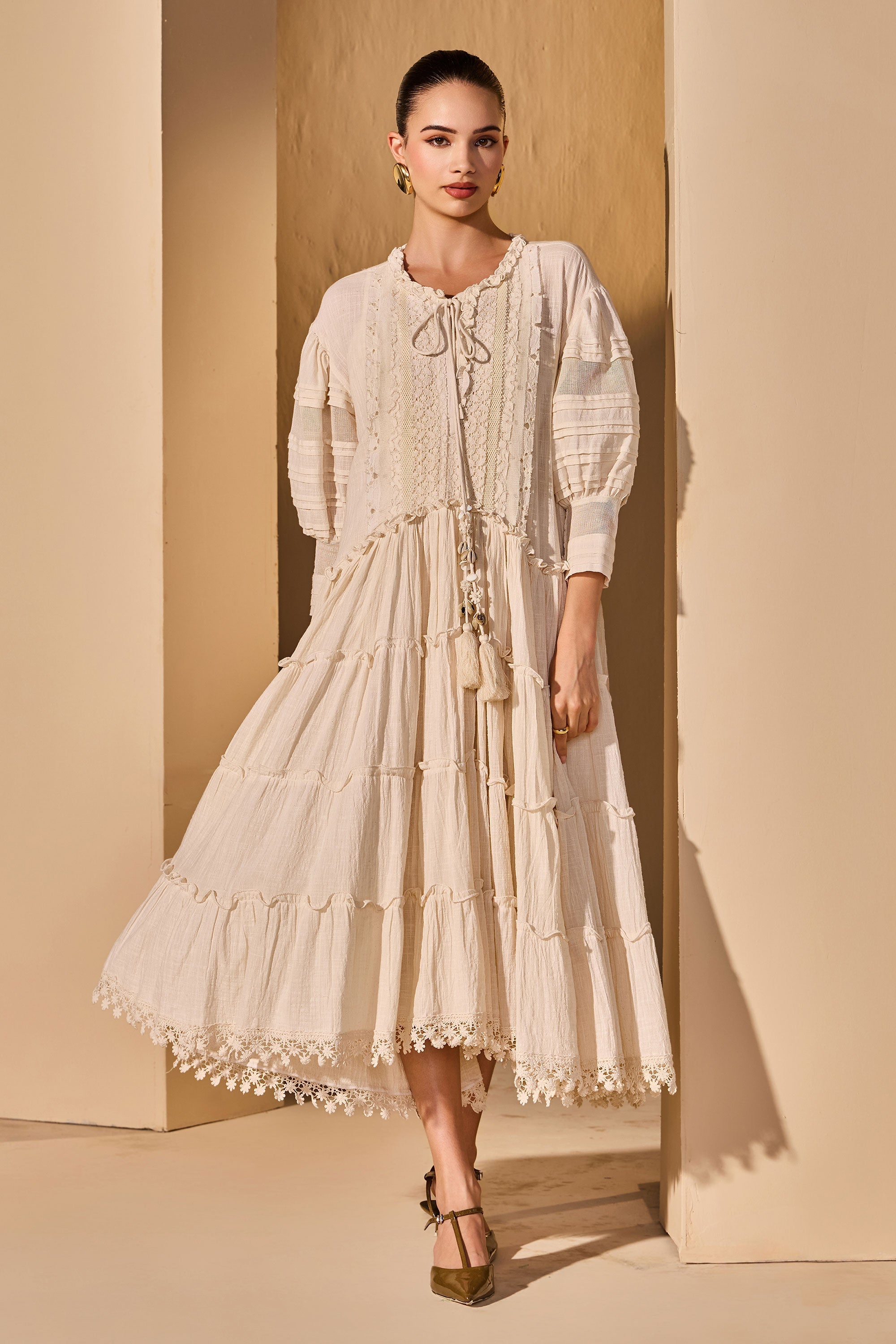 Naizara Cotton Slub Jalabiya