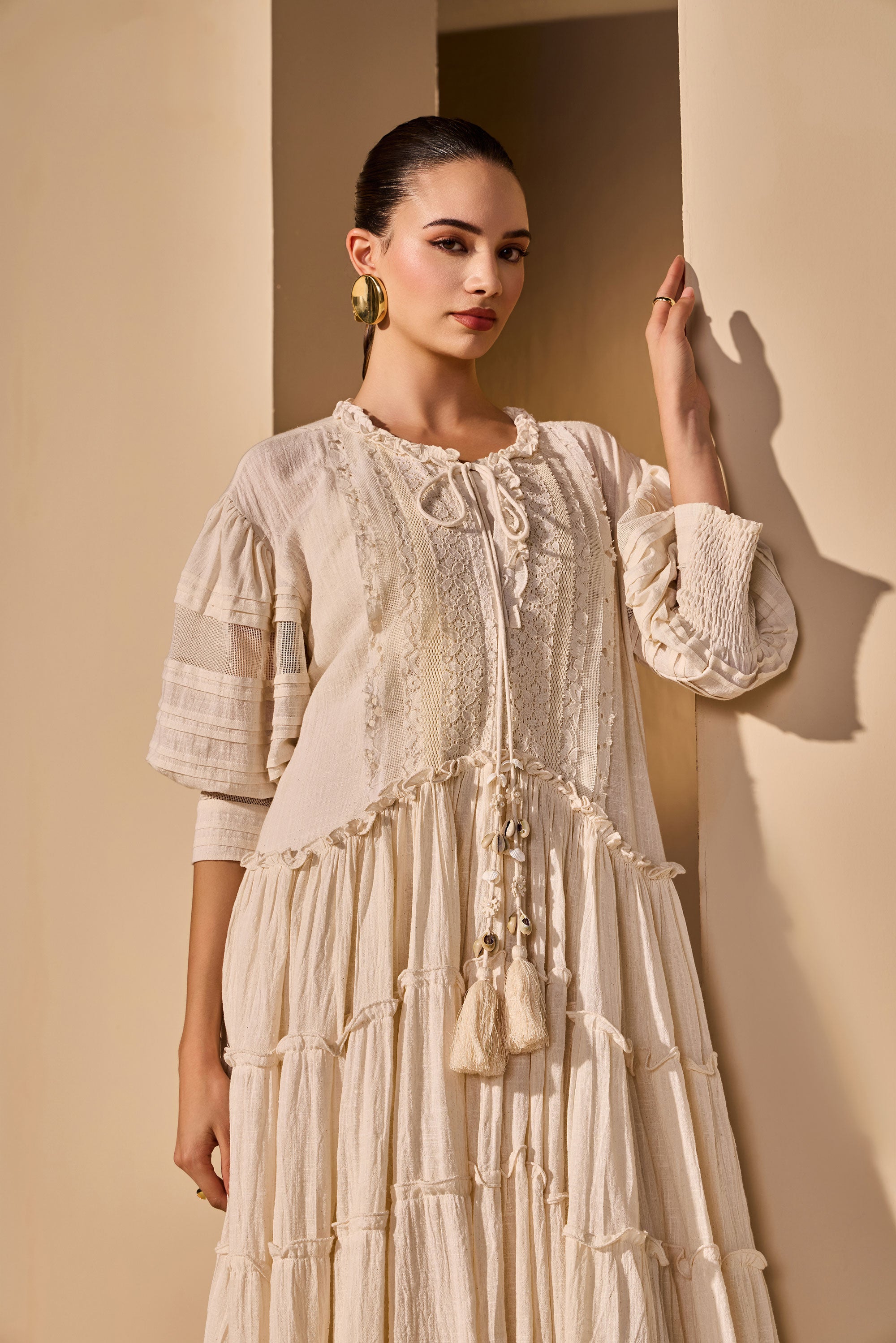 Naizara Cotton Slub Jalabiya