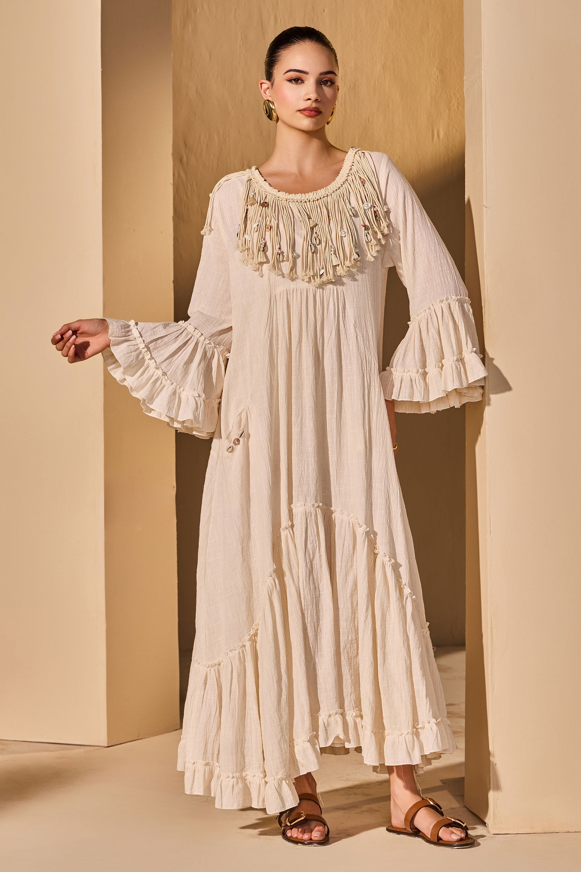 Misbah Cotton Slub Jalabiya