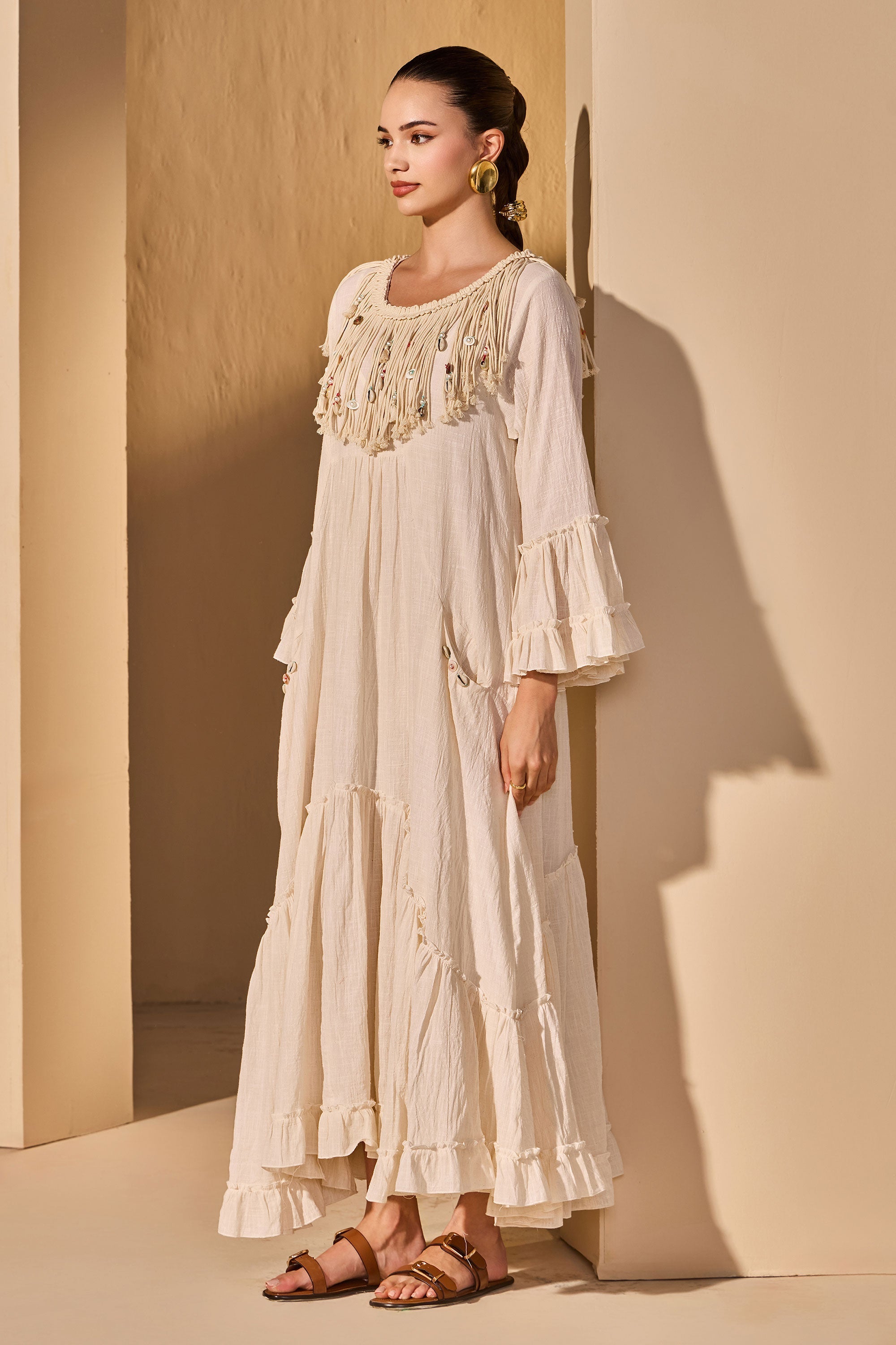 Misbah Cotton Slub Jalabiya