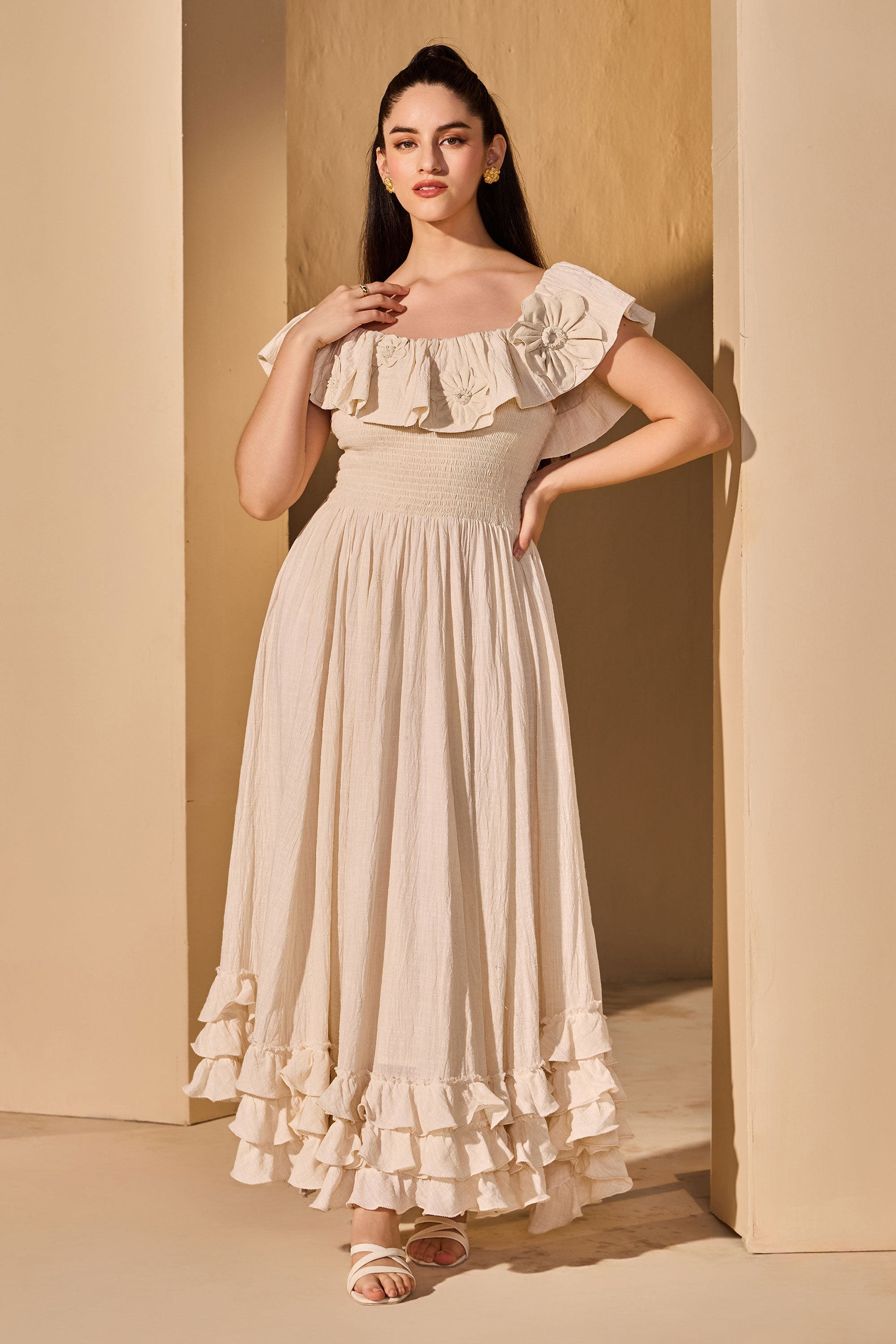 Nooreh Cotton Slub Jalabiya
