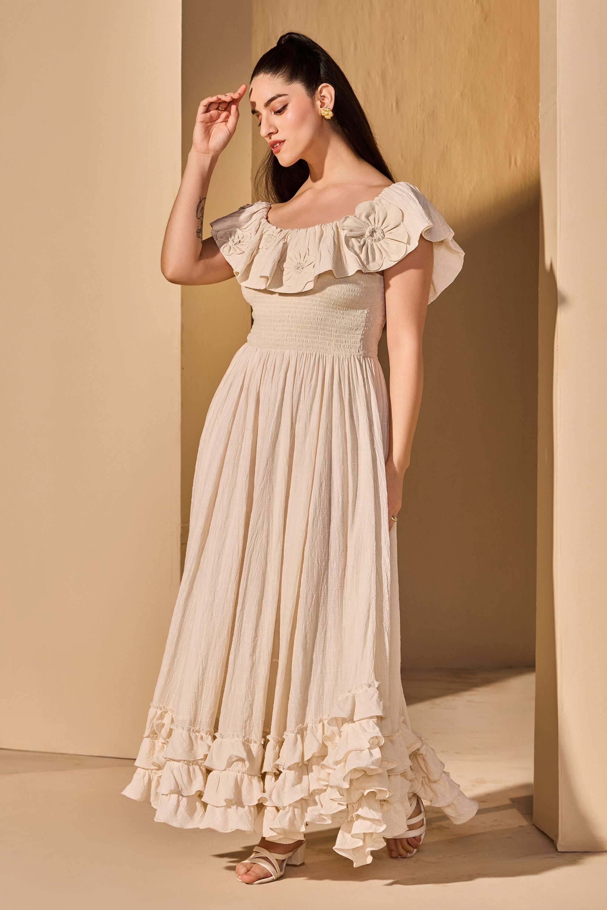 Nooreh Cotton Slub Jalabiya