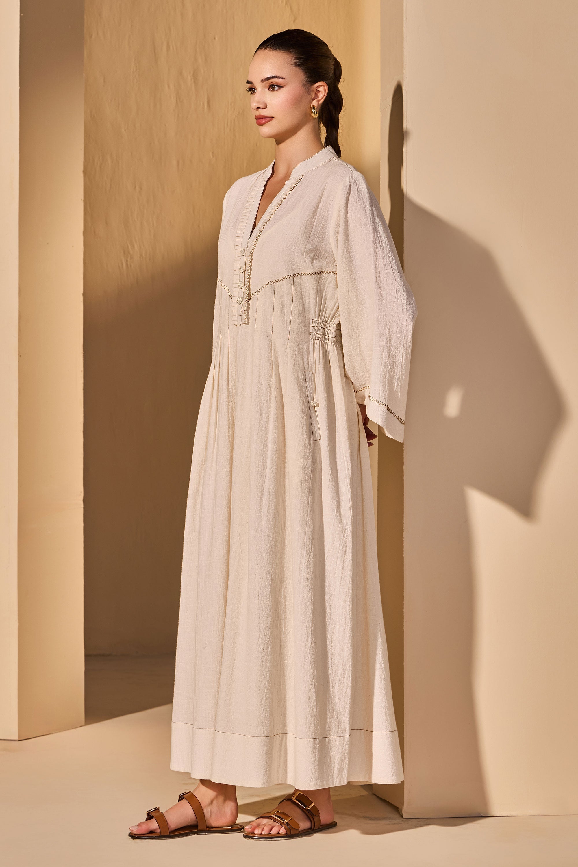 Nayab Cotton Slub Jalabiya