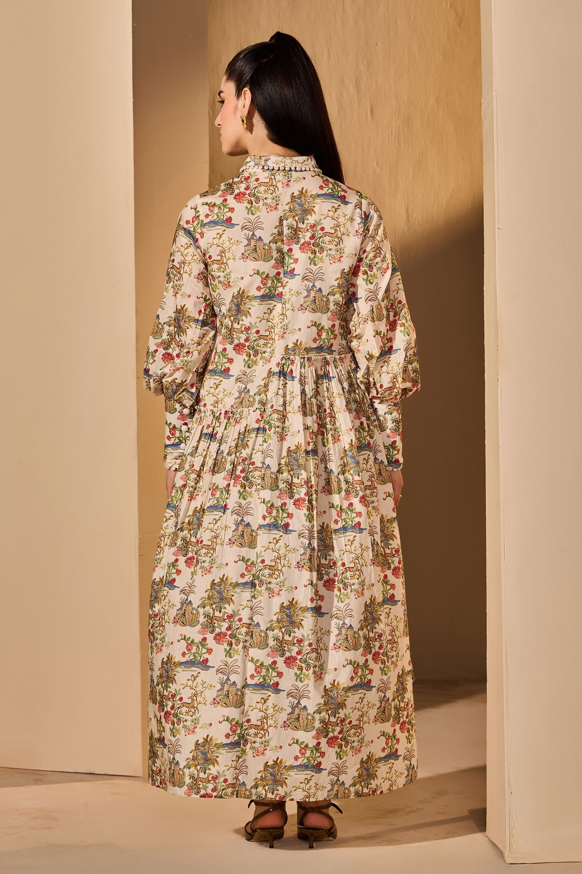 Amoura Cotton Printed Jalabiya