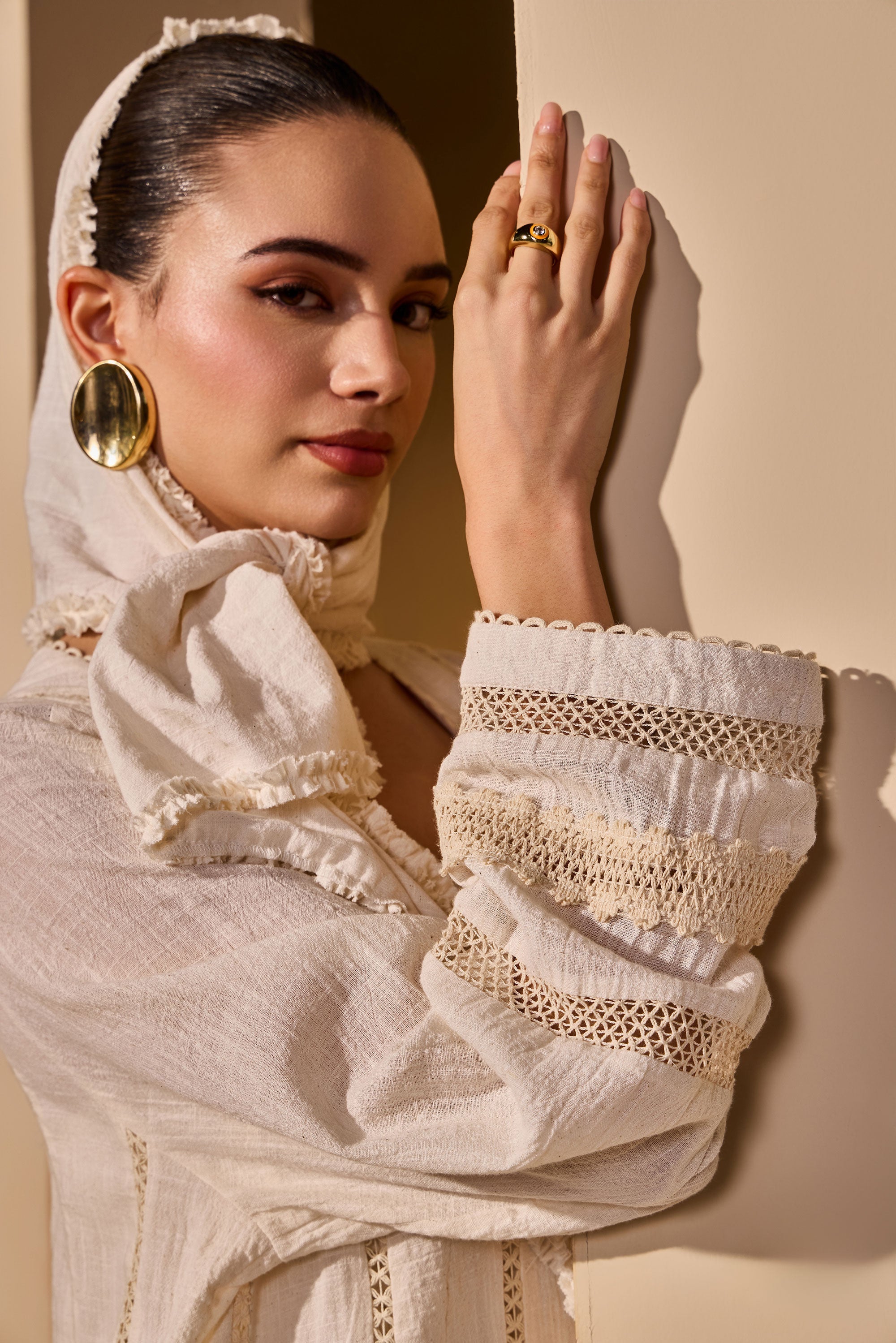 Najwa Cotton Slub Bisht