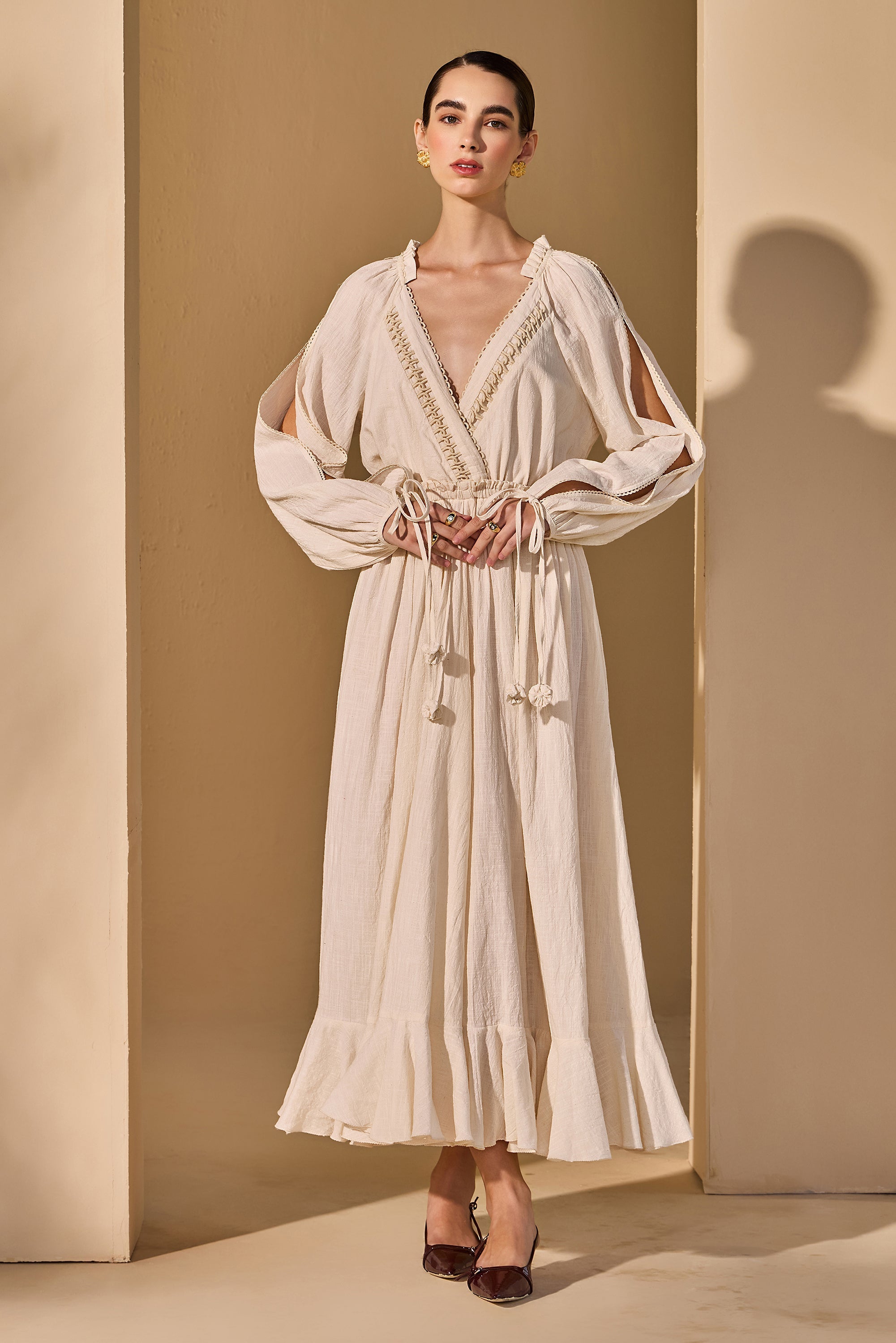 Hifza Cotton Slub Jalabiya