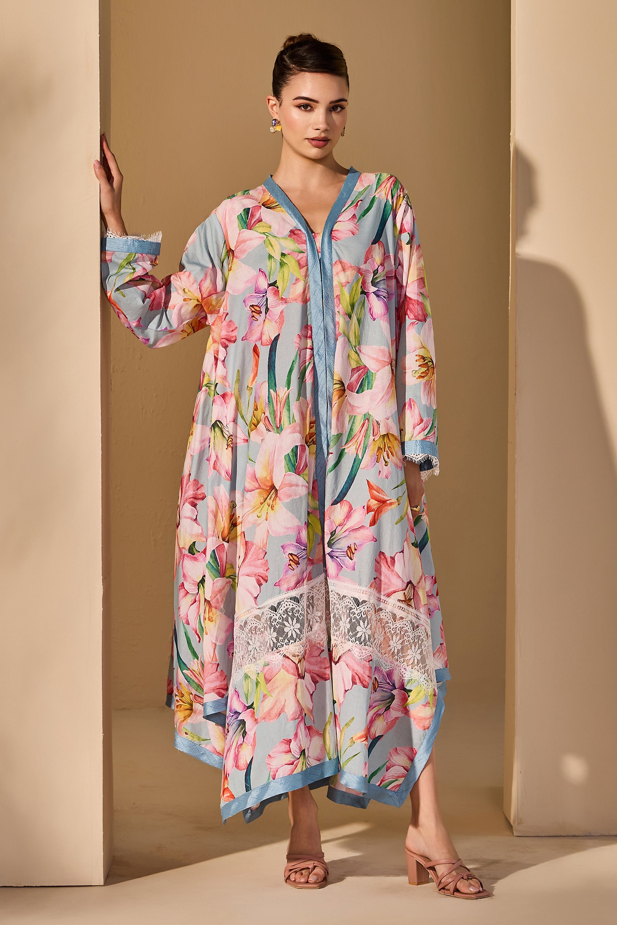 Samaira Cotton Printed Jalabiya