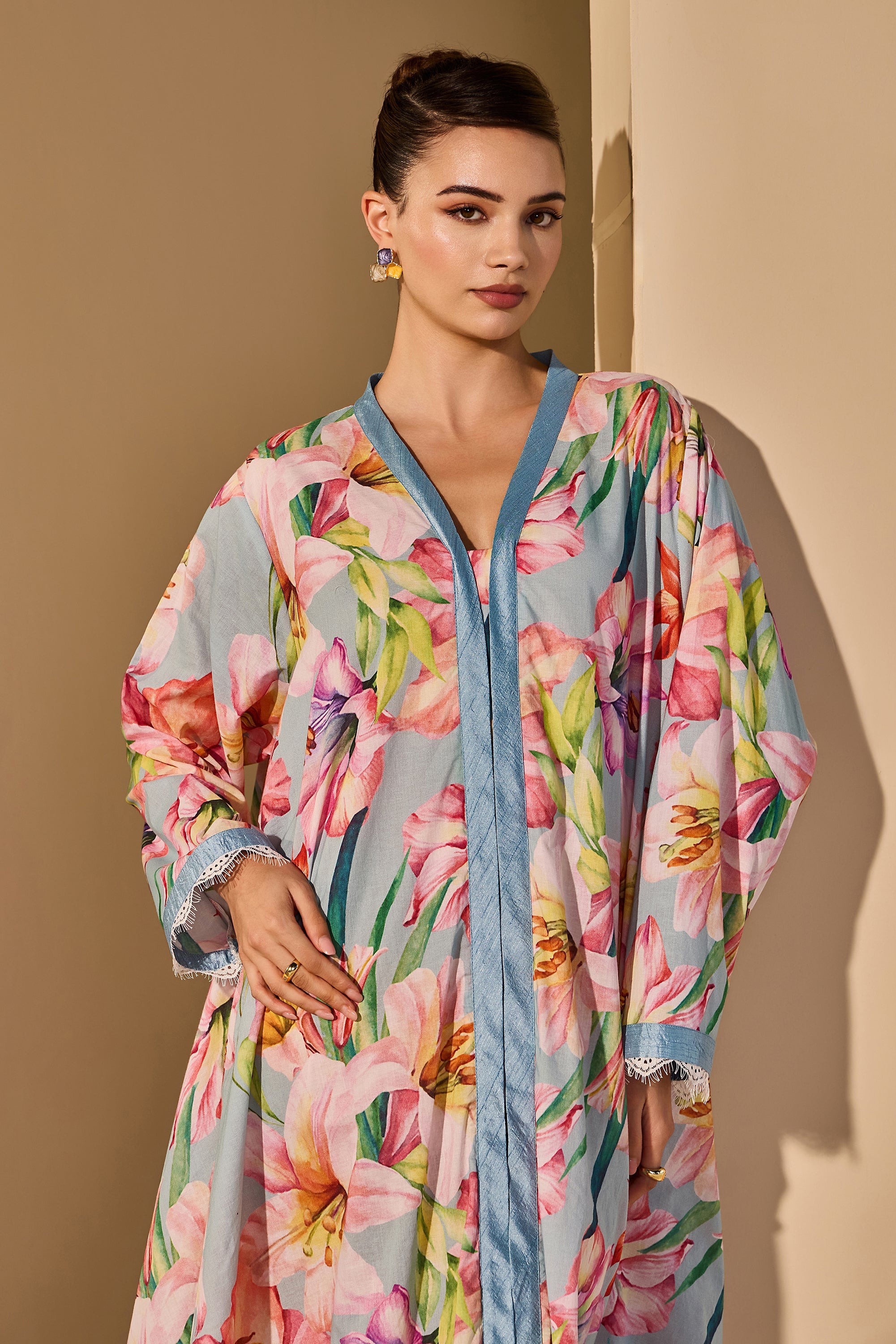 Samaira Cotton Printed Jalabiya