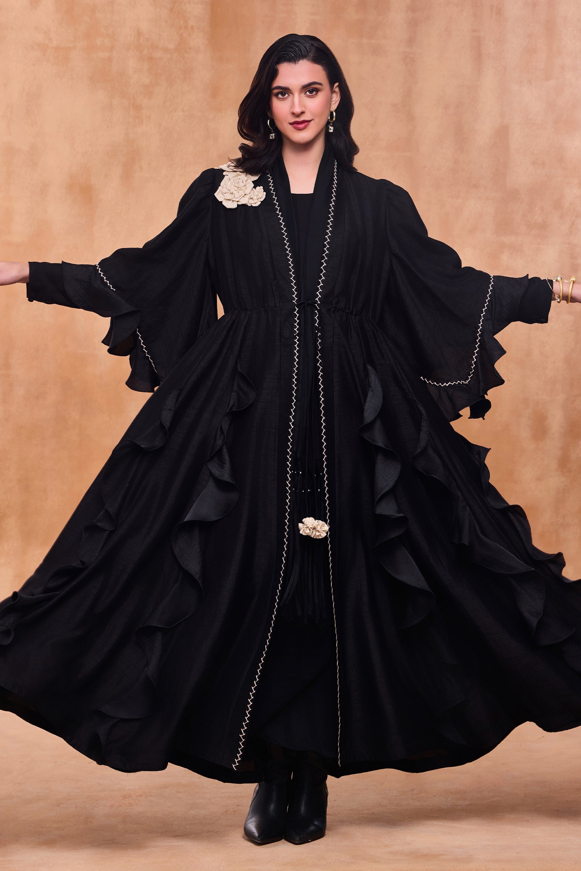 Aatika Embroidered Abaya