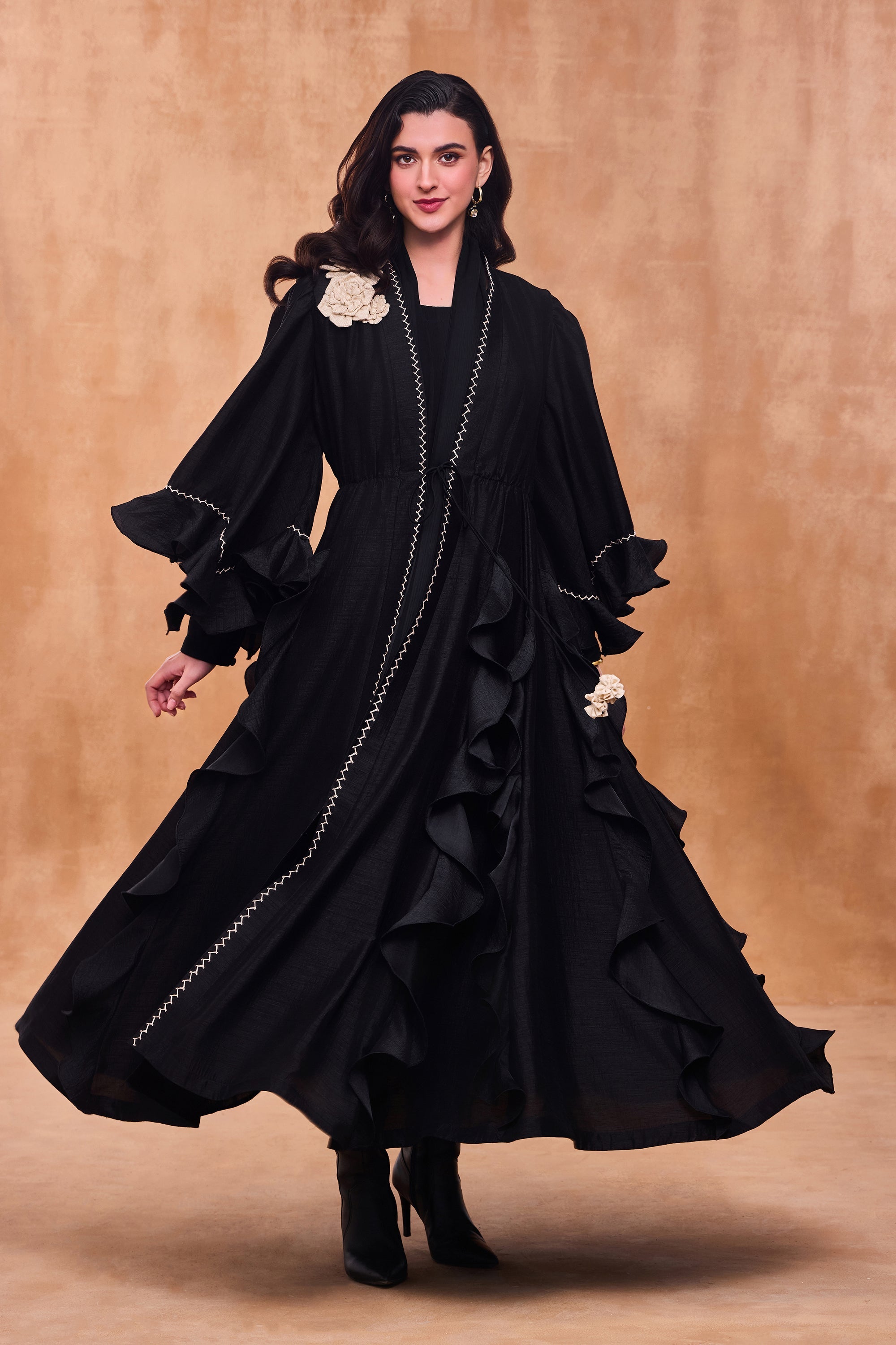 Aatika Embroidered Abaya